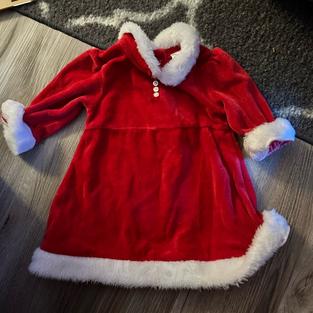 Red Christmas Dress-12 Months
